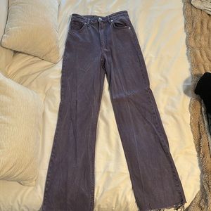 Purple jeans